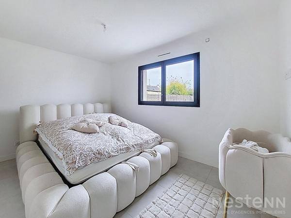 A VENDRE Maison 4 chambres, garage et jardin dans le bourg de BRAIN SUR L AUTHION