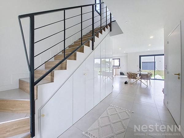 A VENDRE Maison 4 chambres, garage et jardin dans le bourg de BRAIN SUR L AUTHION