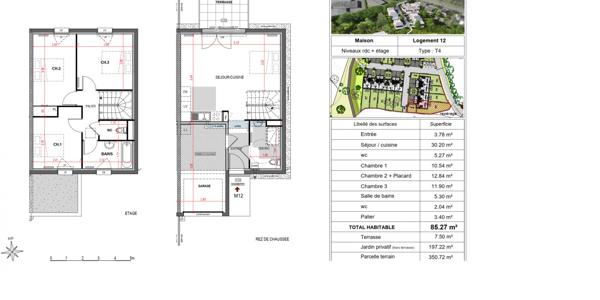 Maison T4 proche commerces