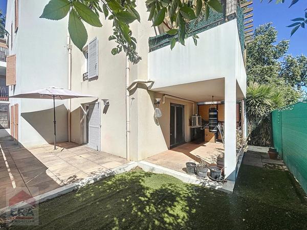 A VENDRE MARSEILLE 13014 HAUTEUR DE ST MARTHE RESIDENCE RECENTE APPARTEMENT T3 JARDIN TERRASSE GARAGE PARKING