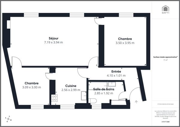 Parc MLK – Charme ancien – 3 ch possible