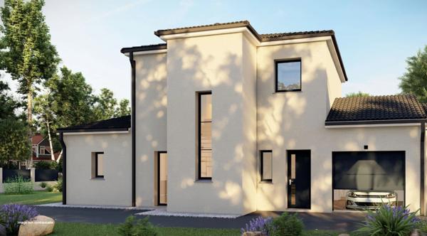 Maison de ville de 119m2 avec 4 chambres sur 300m2 de terrain.