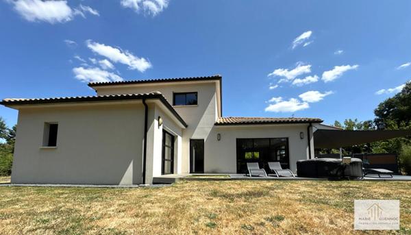 Maison contemporaine sur terrain de 1000m2  - Calme absolu et beaux volumes