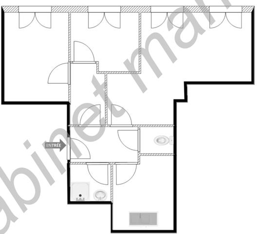 Appartement à vendre 3 pièces 48 m² Versailles