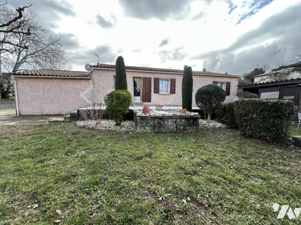 Malataverne, maison de plain pied 90m2 hab. , parcelle 941m2.