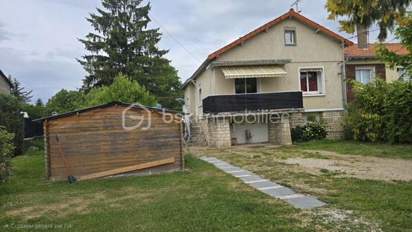 Venez vite découvrir cette superbe maison de 114 m², située à Châtellerault 86, à deux pas de toutes les commodités, quatre minutes de la gare en voiture, deux minutes à pied, des commerces.
Ce superbe bien immobilier est composé : 

INTÉRIEUR REZ-DE-CHAUSSÉE
- Entrée spacieuse
- Cuisine spacieuse, aménagée, équipée , four, plaque gaz de ville, hotte et rangement avec îlot centrale, ouverte sur salon /séjour, balcon.
- Cellier, accé au sous-sol par escalier intérieur.
- Deux chambres dont une avec dressing
- Une salle de bains
- WC séparé

A L’ÉTAGE, MANSARDE
- Grand pallier, salle de jeu, petit salon
- Deux belle chambres

SOUS-SOL
- Cave 
- Chaufferie
- Pièce aménagée, après isolation et changement de fenêtre, celle ci pourrait être une chambre ou tout autre pièce à votre convenance
- Grand garage 
- Atelier

EXTÉRIEUR:
- Maison en partie mitoyenne sur un coté.
- Celle-ci est implantée sur une parcelle de terrain de 1047 m²,clôturé, arborés.
- Un superbe four à pizza est installé dans un charmant chalet.
- Cabanon de jardin 
- Maisonnette de jardin
- Terrasse et Spa

PARTIES TECHNIQUES:
- Type de chauffage chaudière gaz de ville
- Chauffe eau électrique
- Portail électrique
- Volet  roulant électrique
- Double vitrage PVC, et bois au sous sol
Cette superbe maison est classée DPE E à 14 points de passer en D, isolation à améliorer !!
Ce magnifique bien n'attend que vous pour être amélioré et rénover par vos soin!!
Une visite ?