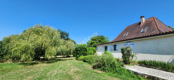 Maison de plain-pied aux portes de Bergerac avec terrain exceptionnel !