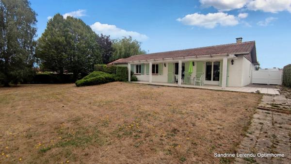 BARENTIN – Maison familiale de plain-pied, 5 chambres, toiture récente et jardin paysager