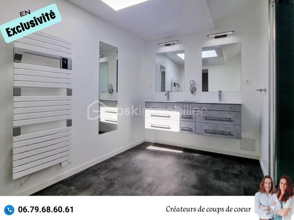 Nous vous proposons en exclusivité cette jolie maison en pierre rénovée.
Elle se compose:
-Au rez-de-chaussée : une grande entrée de 14 m² environ avec un bel escalier en marbre et fer forgé, un salon avec cheminée, mezzanine, cuisine moderne toute équipée, cellier, cave. Une lingerie, chaufferie, wc séparé, une salle d'eau. Une chambre de 25 m² environ avec accès sur la terrasse, cette pièce peut également être utilisée comme salle à manger ou second salon.
-A l'étage : 3 belles chambres (de 13 à 25m² environ), une salle d'eau, wc séparé, un dressing de 13m² environ.
A l'extérieur : Attenant à la maison, une très grande dépendance offre un gros potentiel d'agrandissement. Un grand garage, préau, atelier chauffé. Petits toits.
Jardin clos et arboré (arbres fruitiers), avec deux accès sur la propriété.

Confort : Pompe à chaleur, ballon d'eau chaude thermodynamique, panneaux photovoltaïques en autoconsommation. 
Toiture neuve. Double vitrage, assainissement individuel.
Quelques finitions à prévoir. 

Située à quelques minutes du centre de Celles-Sur-Belle (école, collège), et à 20 minutes de Niort. 

Notre regard : "On adore le cachet ! C'est un bien qui allie ancien et moderne, très lumineux. Les portes fenêtres au rez-de-chaussée offrent un effet dedans / dehors très appréciable. En ce qui concerne l'aspect énergétique, difficile de faire mieux. L'emplacement est également idéal : à proximité des commerces tout en étant au calme".

Vendeurs, avis de valeur offert. Acquéreurs, bénéficiez de notre service financier.
