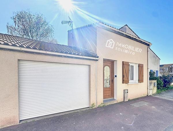 Nantes Sud Maison 39 m² rénovée , Garage, Impasse calme, Busway & Parc