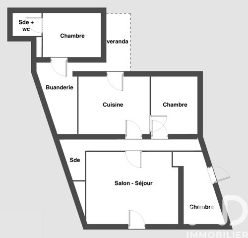 Maison à vendre 4 pièces 101,5 m² Saint-Léger-de-Linières