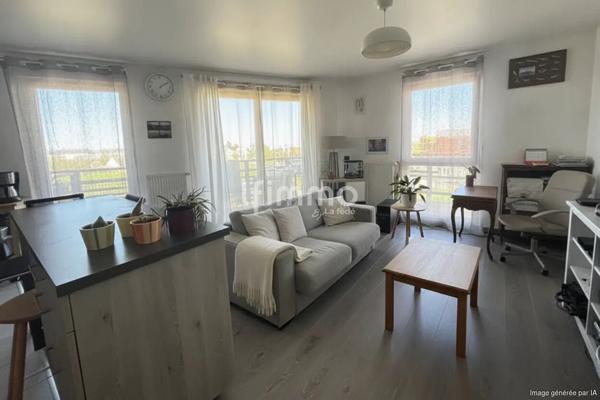 Appartement 3 pièces et 2 chambre avec balcon et vue sur la cathédrale