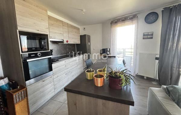 Appartement 3 pièces et 2 chambre avec balcon et vue sur la cathédrale