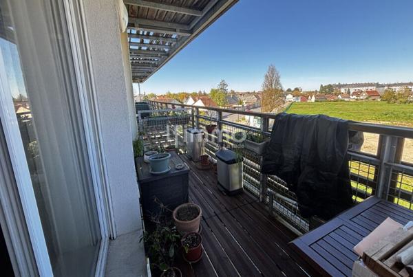 Appartement 3 pièces et 2 chambre avec balcon et vue sur la cathédrale