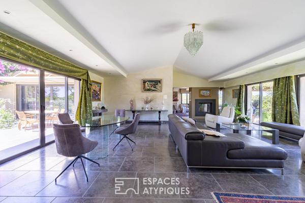 Propriété de charme avec vues panoramiques et vignes certifiées BIO