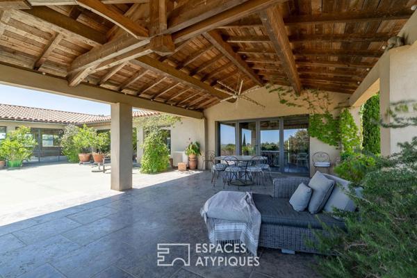 Propriété de charme avec vues panoramiques et vignes certifiées BIO