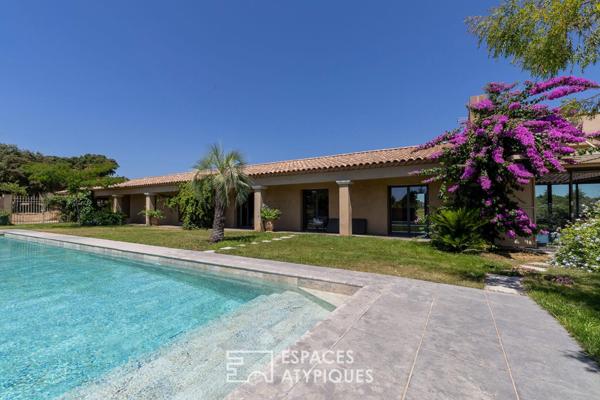 Propriété de charme avec vues panoramiques et vignes certifiées BIO