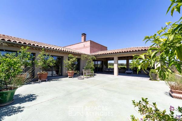 Propriété de charme avec vues panoramiques et vignes certifiées BIO