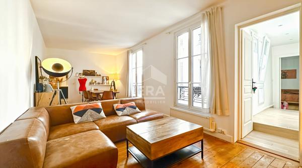 A VENDRE CHARMANT 2/3P 65M2 CALME ET LUMINEUX GONCOURT CANAL ST MARTIN PARIS 10E
