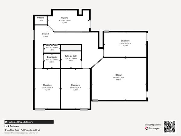 À vendre : Appartement spacieux de 4 pièces à Grasse, Les micocouliers