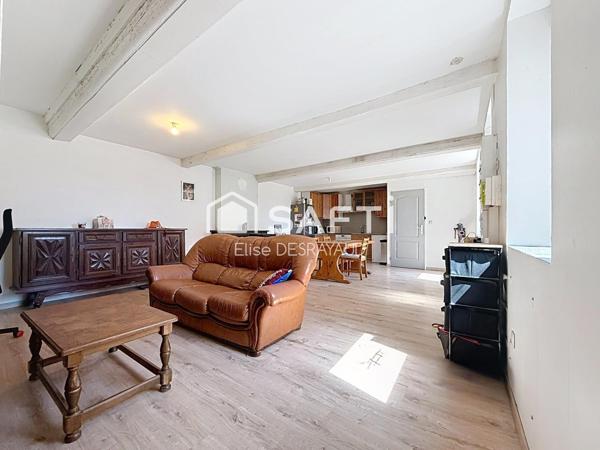 Maison fonctionnelle avec ses grandes pièces
