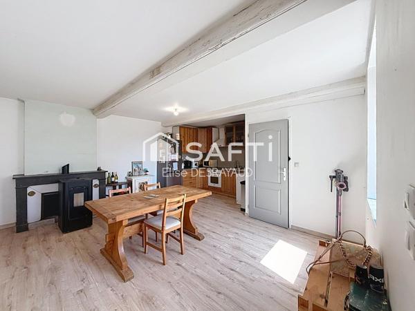 Maison fonctionnelle avec ses grandes pièces