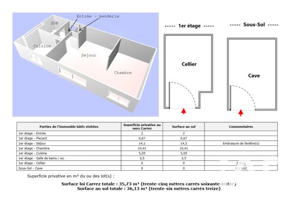 Appartement à vendre 2 pièces 36 m² Rosny-sous-Bois