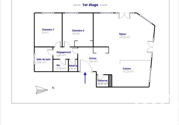 Appartement à vendre 3 pièces 67,15 m² Villemomble