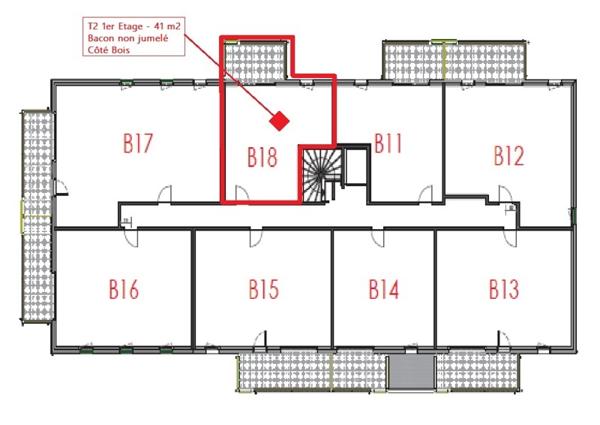 Appartement 173 000 € Castets 2 p 41 m² DPE A