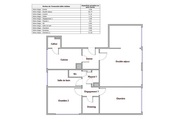 Appartement à vendre 4 pièces 73 m² Conflans-Sainte-Honorine