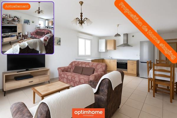 GUENANGE - APPARTEMENT 3 PIECES DE 74 M² AVEC BALCON ET GARAGE ! POUR INVESTISSEURS !