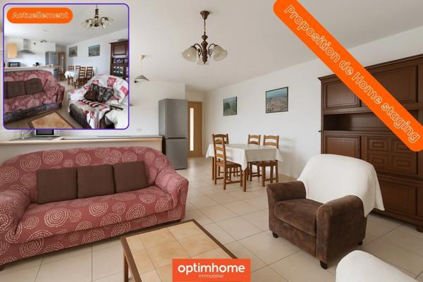 GUENANGE - APPARTEMENT 3 PIECES DE 74 M² AVEC BALCON ET GARAGE ! POUR INVESTISSEURS !