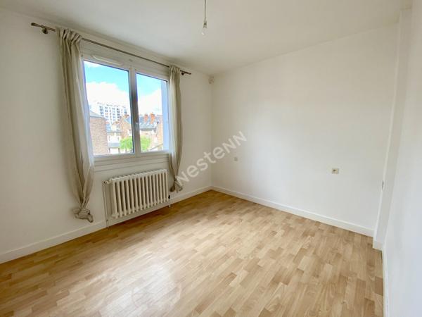 Appartement T3 lumineux avec balcon, secteur calme du quartier SAINT-HELIER à RENNES