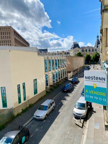 Appartement T3 lumineux avec balcon, secteur calme du quartier SAINT-HELIER à RENNES