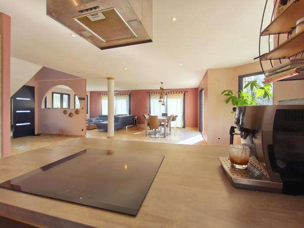 Grande maison moderne et lumineuse