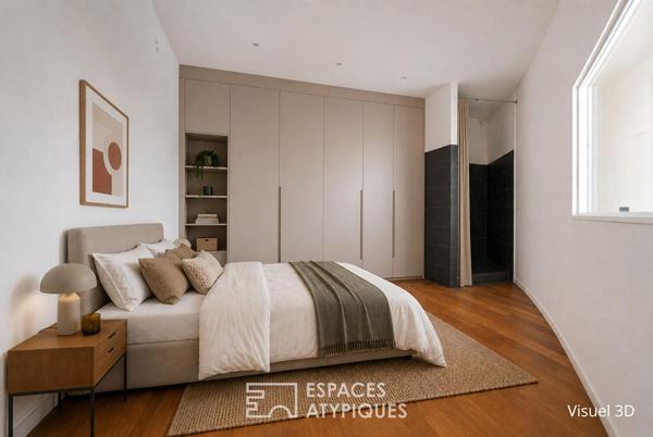 Loft avec terrasse et jardin proche centre-ville