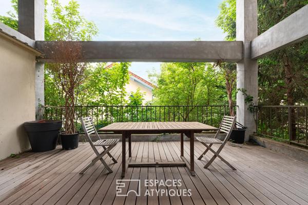 Loft avec terrasse et jardin proche centre-ville