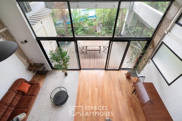 Loft avec terrasse et jardin proche centre-ville