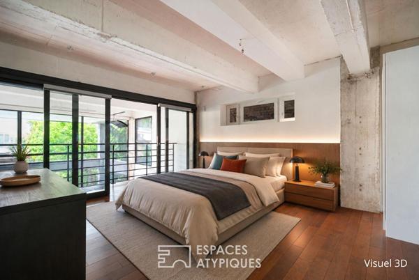 Loft avec terrasse et jardin proche centre-ville