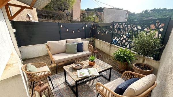 A saisir!!! Maison de village T3, 80 m² avec terrasse de 12m²
