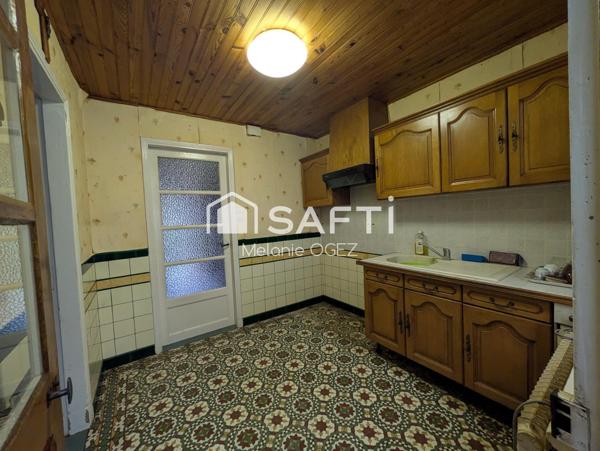 Maison de campagne individuelle + terrain à bâtir attenant