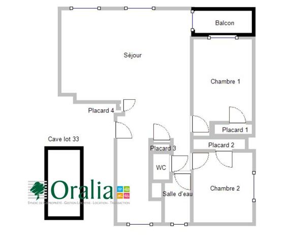Appartement · Location Dijon (21000) 3 pièces · 61m²