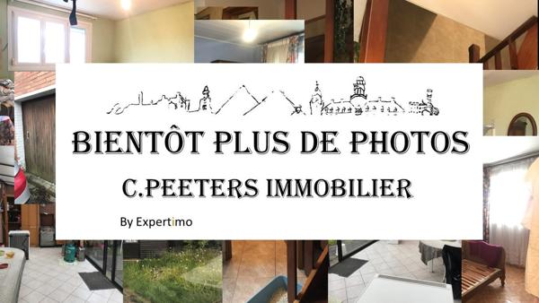 Houplines (59116) Maison Bâtir à conforter de 81m², 3 chambre, jardin, garage à Houplines