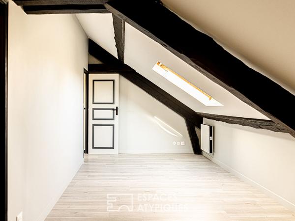 Duplex esprit loft vue cathédrale