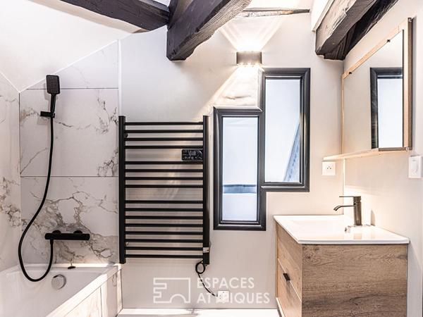 Duplex esprit loft vue cathédrale