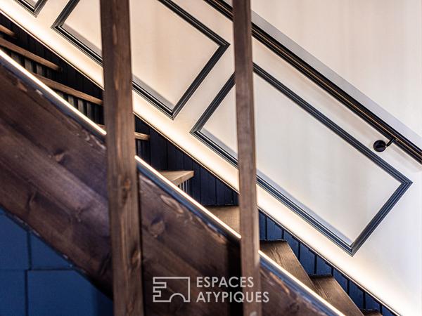 Duplex esprit loft vue cathédrale