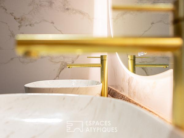 Duplex esprit loft vue cathédrale