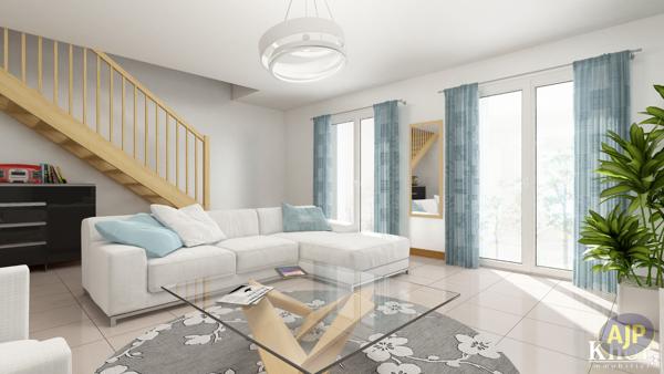 Maison à vendre Port Saint Pere - 5 pièces, 80m² avec 3 chambre(s) à 229 900€ - AJP Immobilier Sainte-Pazanne