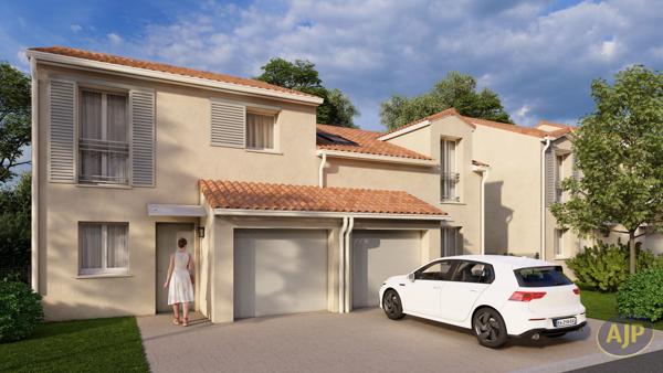 Maison à vendre Port Saint Pere - 5 pièces, 80m² avec 3 chambre(s) à 229 900€ - AJP Immobilier Sainte-Pazanne