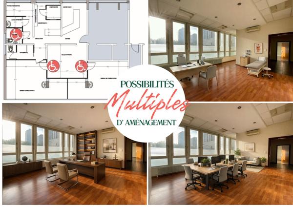 Spacieux et lumineux locaux professionnels au coeur du centre ville